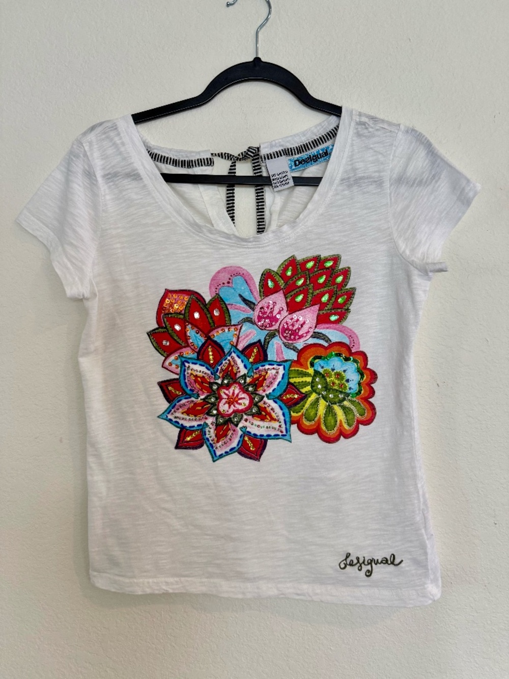 Desigual Rhinestone Tee